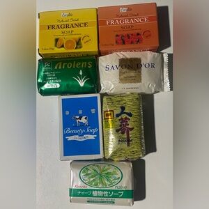 Collection  Of Various Bar Soaps From Different  Brands